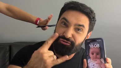 Було vs стало: Козловський показав, як виглядає його синочок після стрижки. Фото