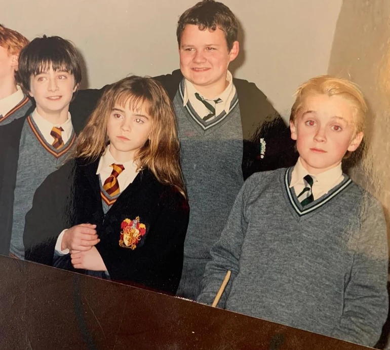 Гаррі та Драко більше не вороги: Деніел Редкліфф і Том Фелтон зустрілися на кіноівенті. Фото