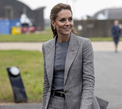 Удруге за цю осінь: принцеса Вельська вигуляла один і той же картатий костюм