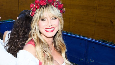 Конкурси з пивом та етнічні образи: Клум з чоловіком і чотирма дітьми розважилися на традиційній вечірці в Мюнхені. Фото