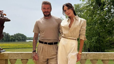 Без первістка та зі скаргами сусідів на шум: Бекхем із дружиною та дітьми гучно відсвяткував своє 50-річчя. Фото