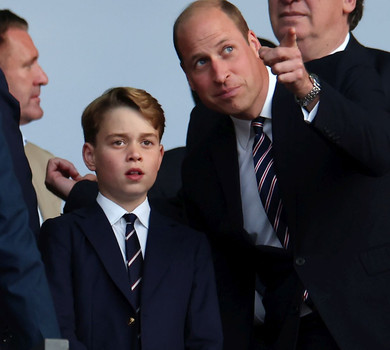 Емоції через край: як принц Вільям із 10-річним сином за збірну Англії на Євро-2024 вболівали. Фото