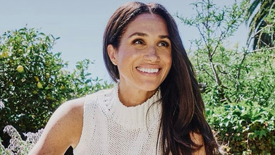 Меган Маркл посвітила ніжками у пляжному луці коло океану. Фото