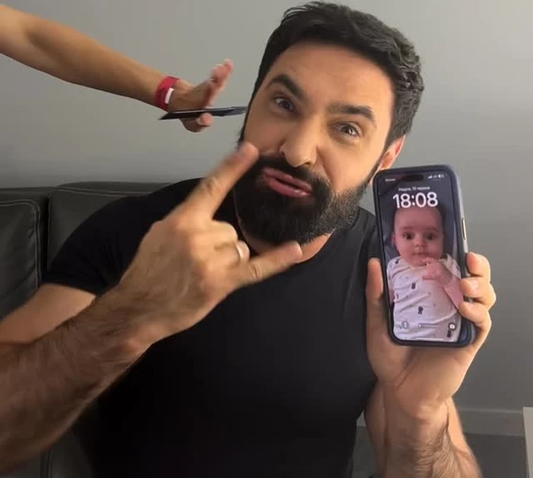 Було vs стало: Козловський показав, як виглядає його синочок після стрижки. Фото