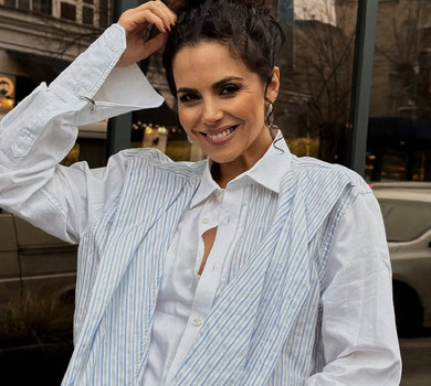 Каменських у білому міні покрасувалася на тенісному турнірі у США