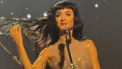 Кеті Перрі налякала виглядом колін після танців на сцені. Фото