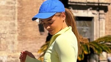 Білодід в Іспанії похвалилася спокусливими вигинами в обтислому спортлуці