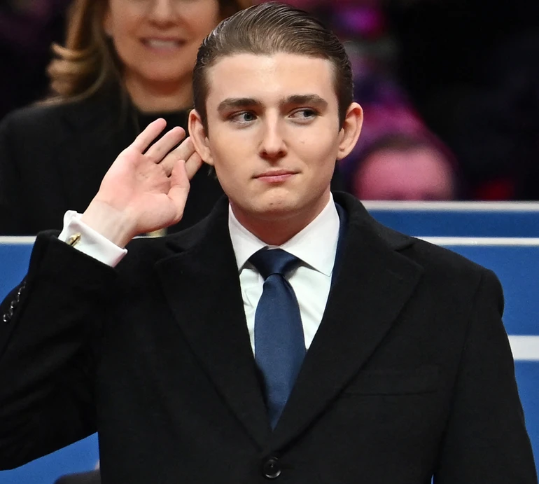 Молодший син Трампа бере уроки, аби позбутися словенського акценту