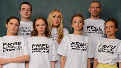 Сумська, Денисенко, Цимбалюк та інші актори долучилися до акції на підтримку захисників Азовсталі