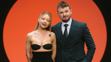 Ти не дерево, а бревно: Кароль у міні і на підборах повчила Яновича йога-позам