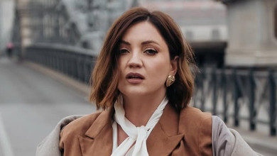 Цибульська в стильному аутфіті наробила фото в європейській столиці, яка змінила її життя