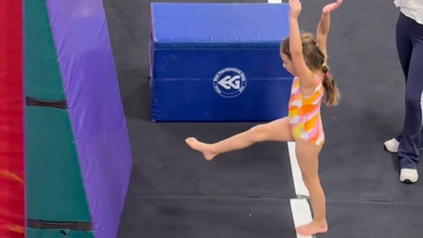 Немає випадкових перемог: Подкопаєва похвалилася першими успіхами 6-річної доньки в гімнастиці