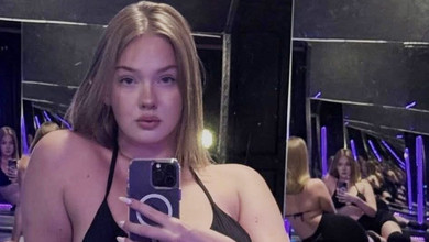 Донька Кошового в ліфі й шортах посиділа перед дзеркалом для млосних селфі