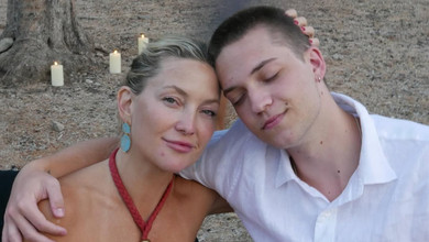 Пишаюся чоловіком, яким ти став: Кейт Хадсон привітала сина з 22-річчям його романтичними фото з коханою