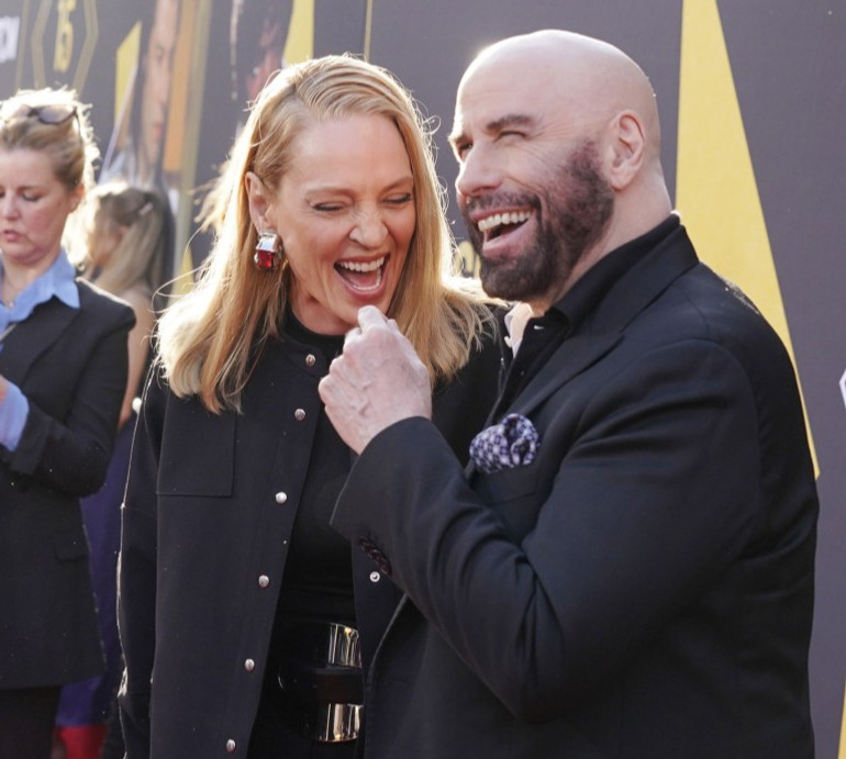 Кримінальному чтиву 30 років: Турман, Траволта й інші актори з культового фільму з'явилися на парадному хіднику. Фото