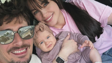 Ніжності на траві, б'юті-рутина на двох та кумедна доня: POSITIFF із дружиною показалися на затишних сімейних кадрах