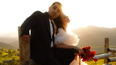 Романтика на тлі гір: Аміль з Курган&Agregat одружився в Карпатах. Весільні фото