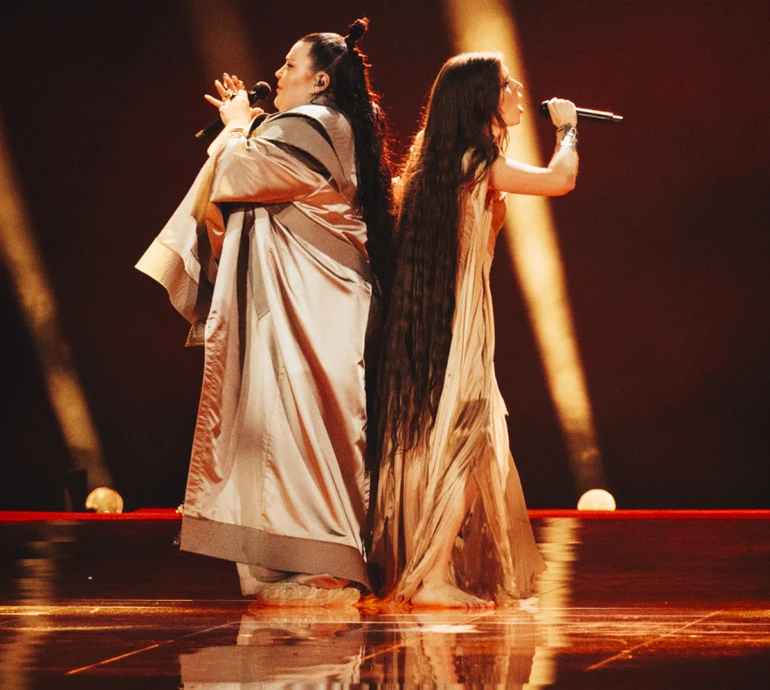 Літній табір: alyona alyona та Jerry Heil про враження від Євробачення і реакцію публіки на їхній виступ у 1-му півфіналі