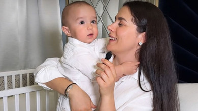 Онуфрійчук показала, як синок наминає улюблену страву. Смішне відео