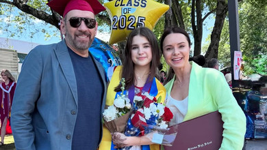 Ми це зробили: Подкопаєва привітала 18-річну дочку з випускним зі школи. Фото