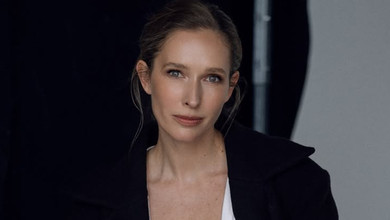 Осадча у капелюшку від Багінського засвітилася на тижні моди з Горбуновим та 8-річним сином