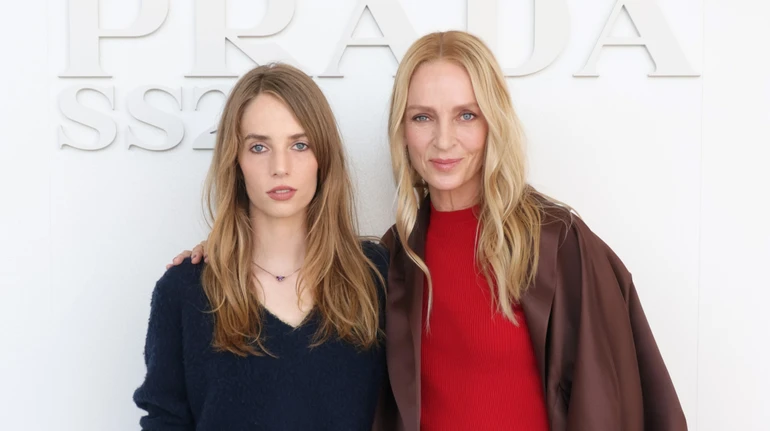 Турман із дочкою в однакових туфлях вигуляли стильні луки на шоу Prada