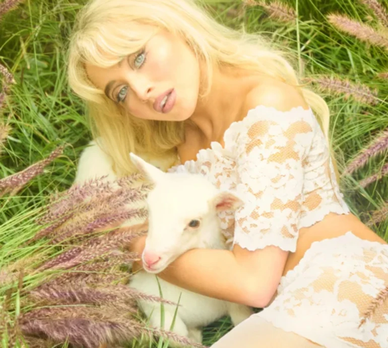 Сабріна Карпентер у корсеті та голяка попозувала для обкладинки музичного глянцю. Фото