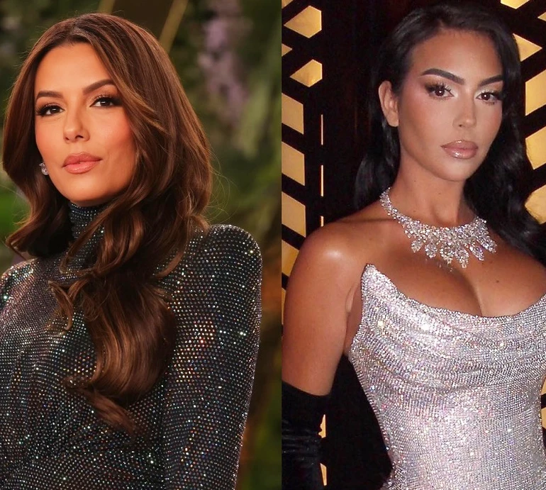 Лонгорія та наречена Роналду засліпили ефектними сукнями на кінопремії. Фото