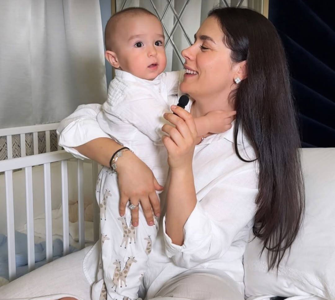 Онуфрійчук показала, як синок наминає улюблену страву. Смішне відео