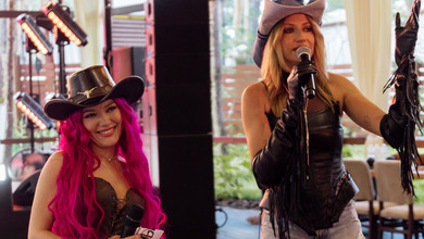 Ковбойка Нікітюк та Козловський із Зібровим: блогерка Candy Superstar на 28-річчя подарувала собі вестерн за 3 мільйони