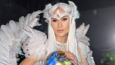 Жіночність і незламність: Ткачук на Міс Всесвіт-2025 презентувала національний костюм в образі голуба з обладунками. Фото