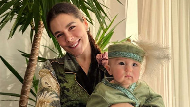 Росте серед двох культур: Онуфрійчук привітала Казахстан із Днем незалежності та помилувалася сином у національних вбраннях