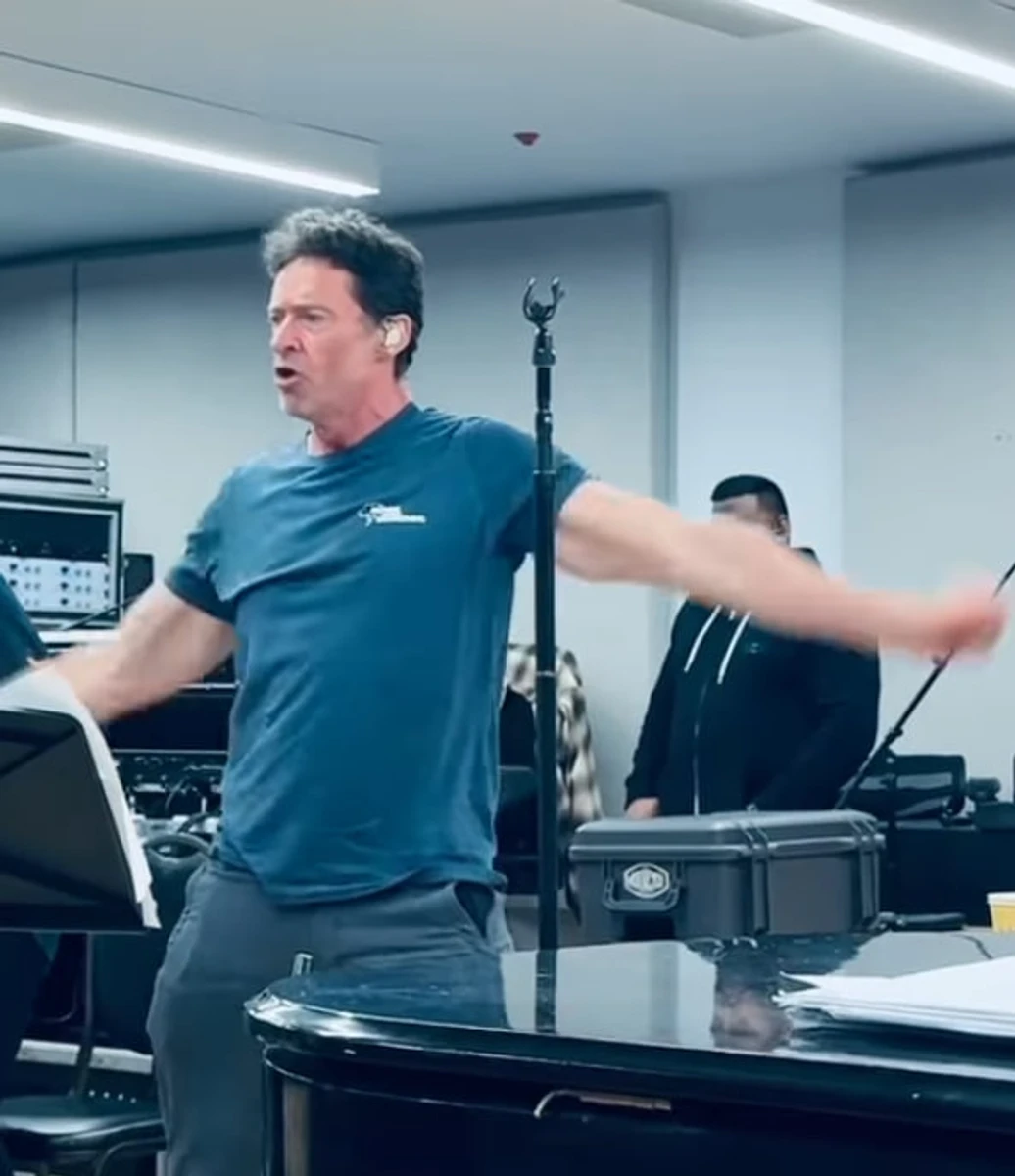 Х'ю Джекман репетирує танці