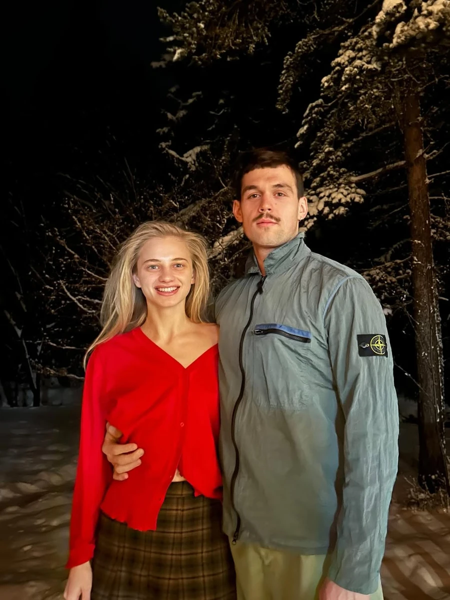 Карина Химчук із чоловіком