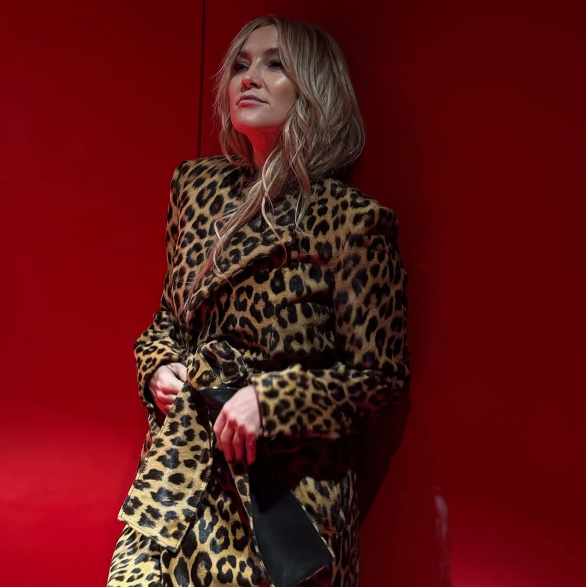 Кейт Хадсон у леопарді ефектно попозувала у Нью-Йорку