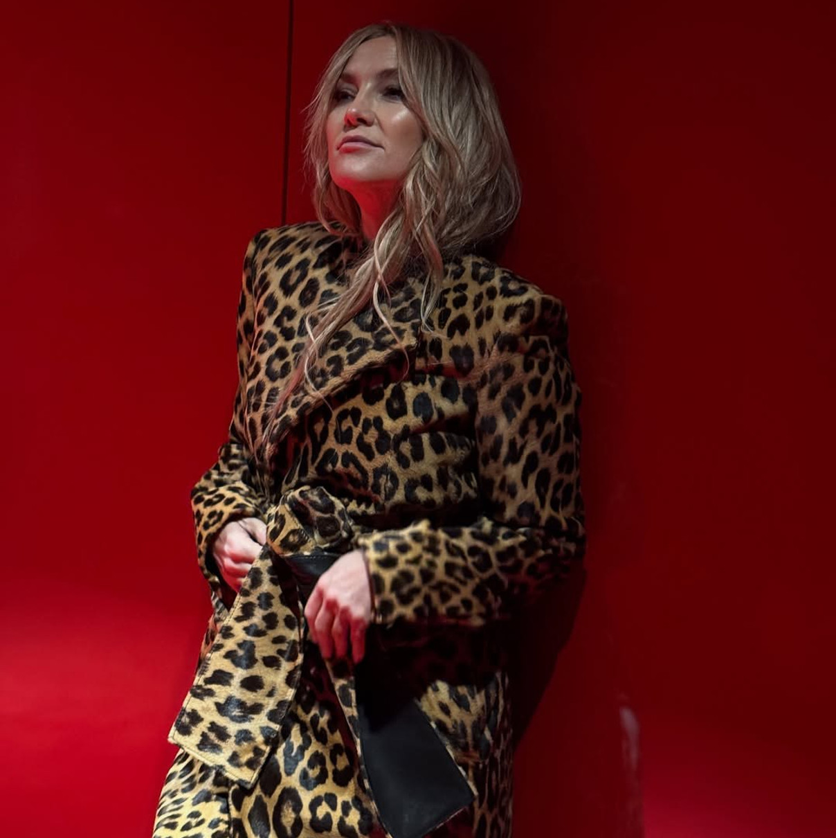 Кейт Хадсон у леопарді ефектно попозувала у Нью-Йорку