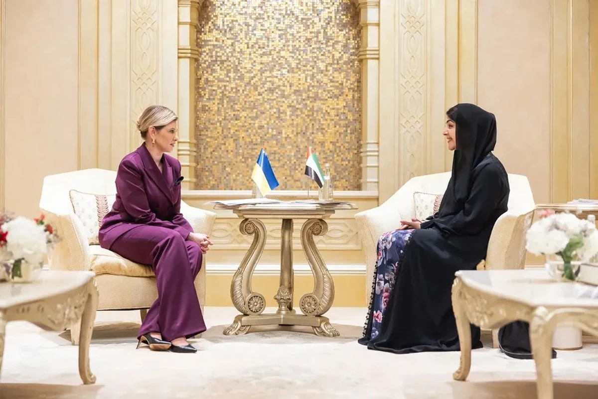 Зеленська у ОАЕ