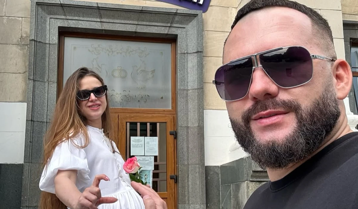 Ярослава Хома зі своїм новим чоловіком