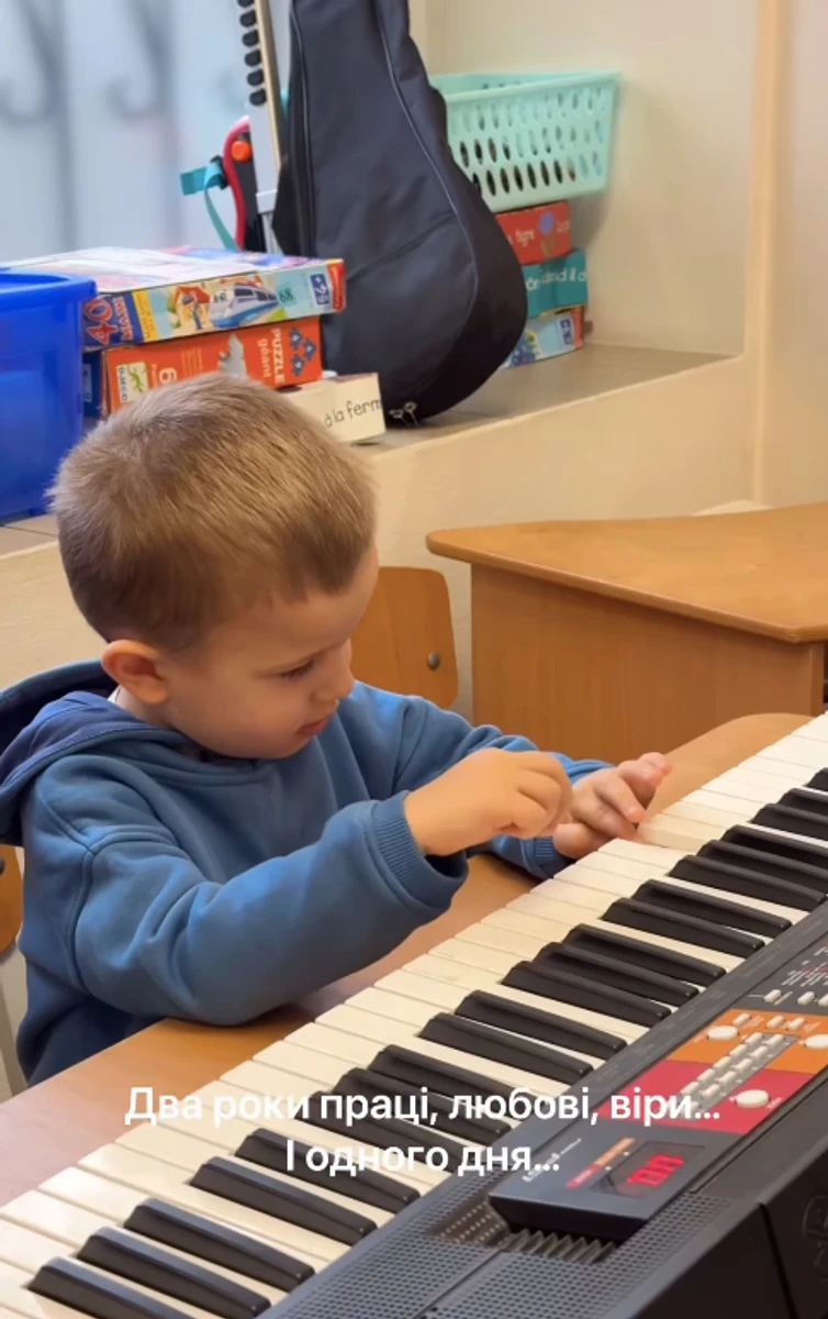 Катерина Репяхова замилувала успіхами 4-річного сина в розвитку