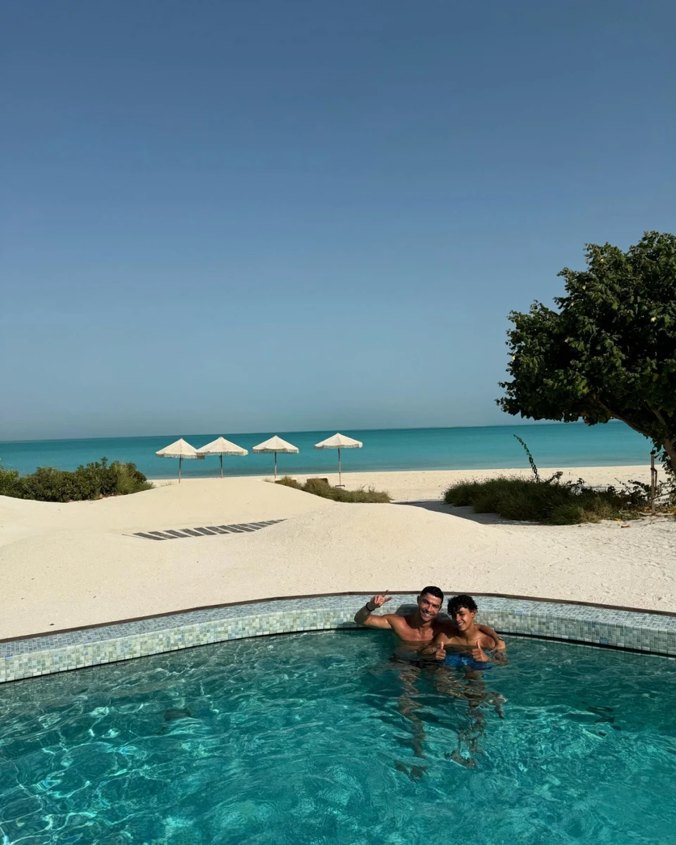 Роналду з сином