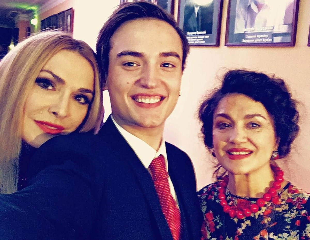 Ольга Сумська з сестрою Наталією і племінником