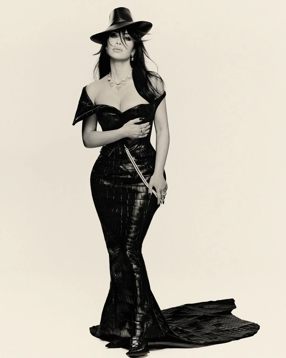 Кім Кардашян у шкірі на Met Gala 2025