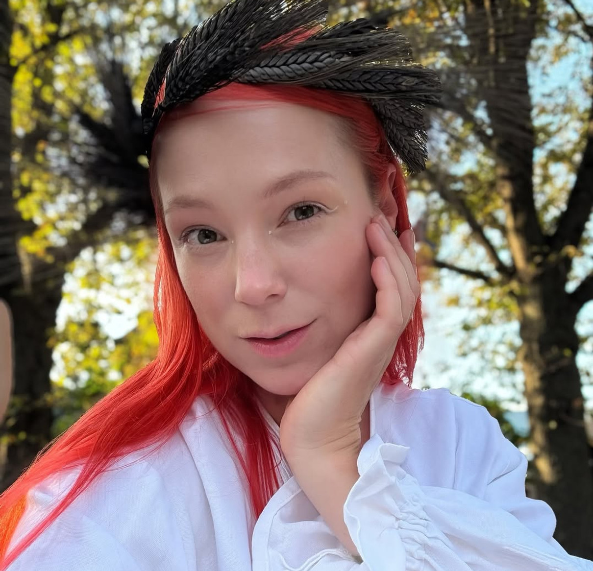 Світлана Тарабарова позує для фото