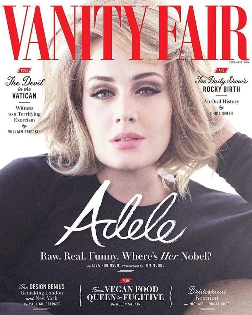 Адель активно знімалася для глянцю