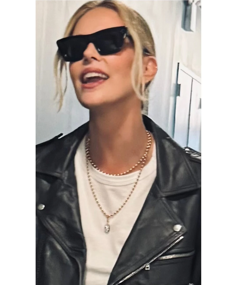 Шарліз Терон показалась у шкірянці