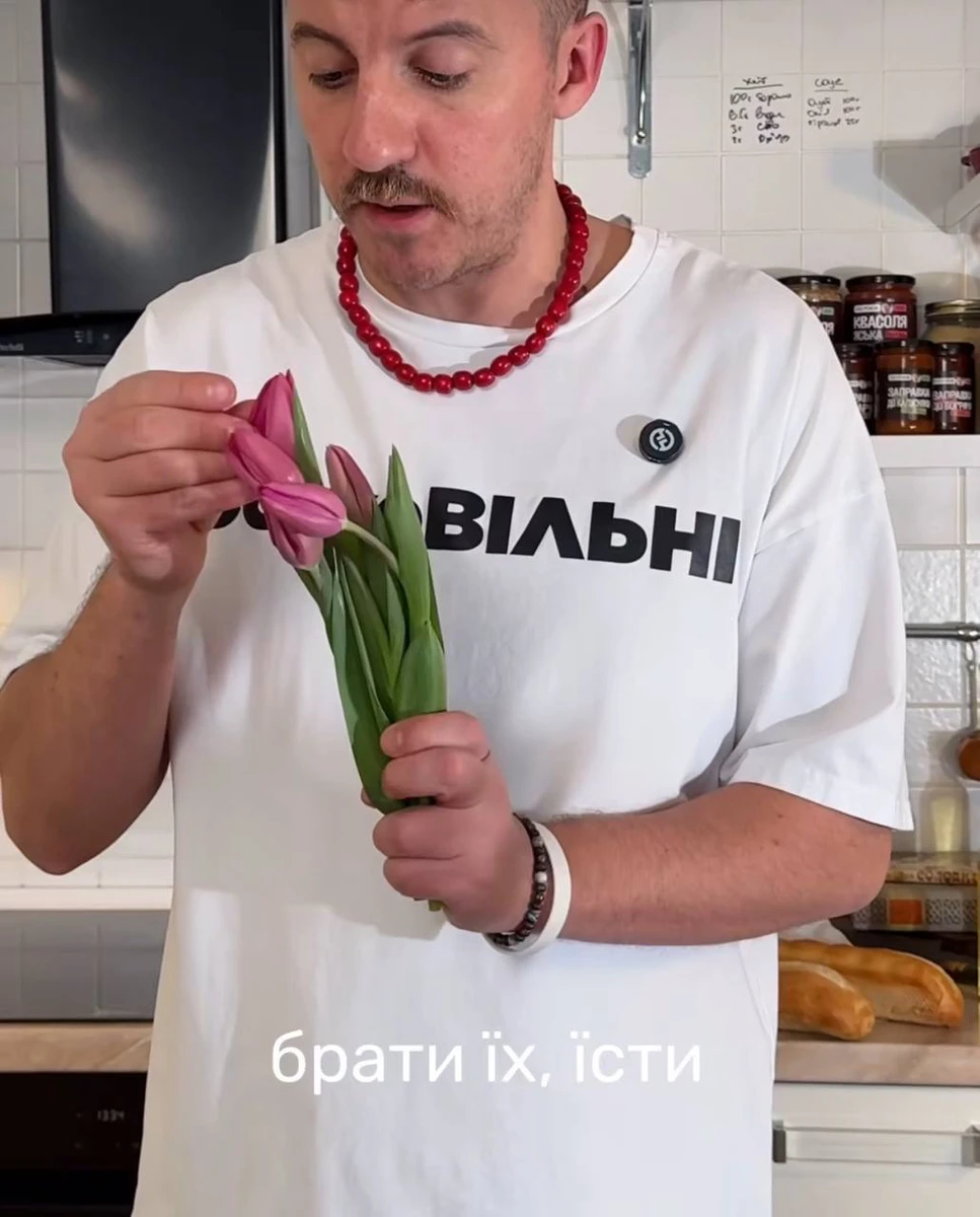 Євген Клопотенко повчив, як їсти квіти