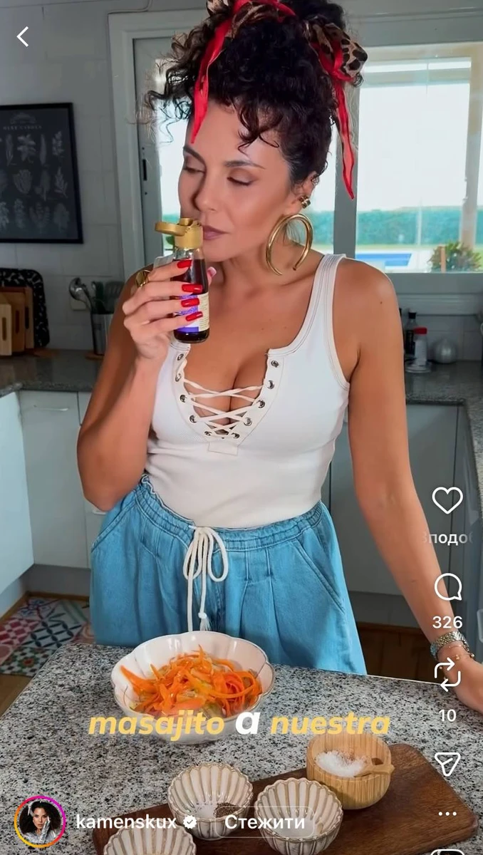 Настя Каменських показала простий рецепт салату