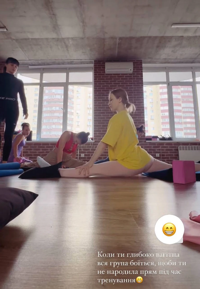 Анна Сагайдачна показала шпагат на обидві сторони