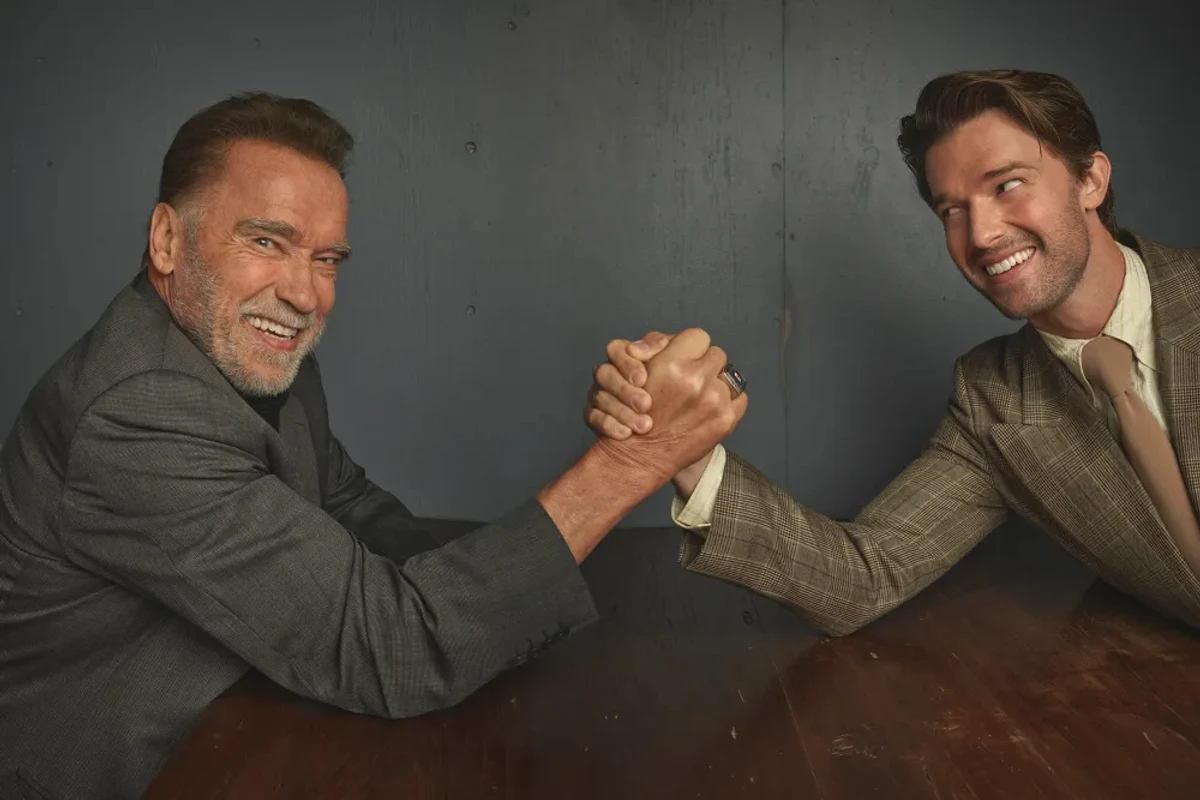 Арнольд Шварценеггер з сином показалися під час армреслінгу