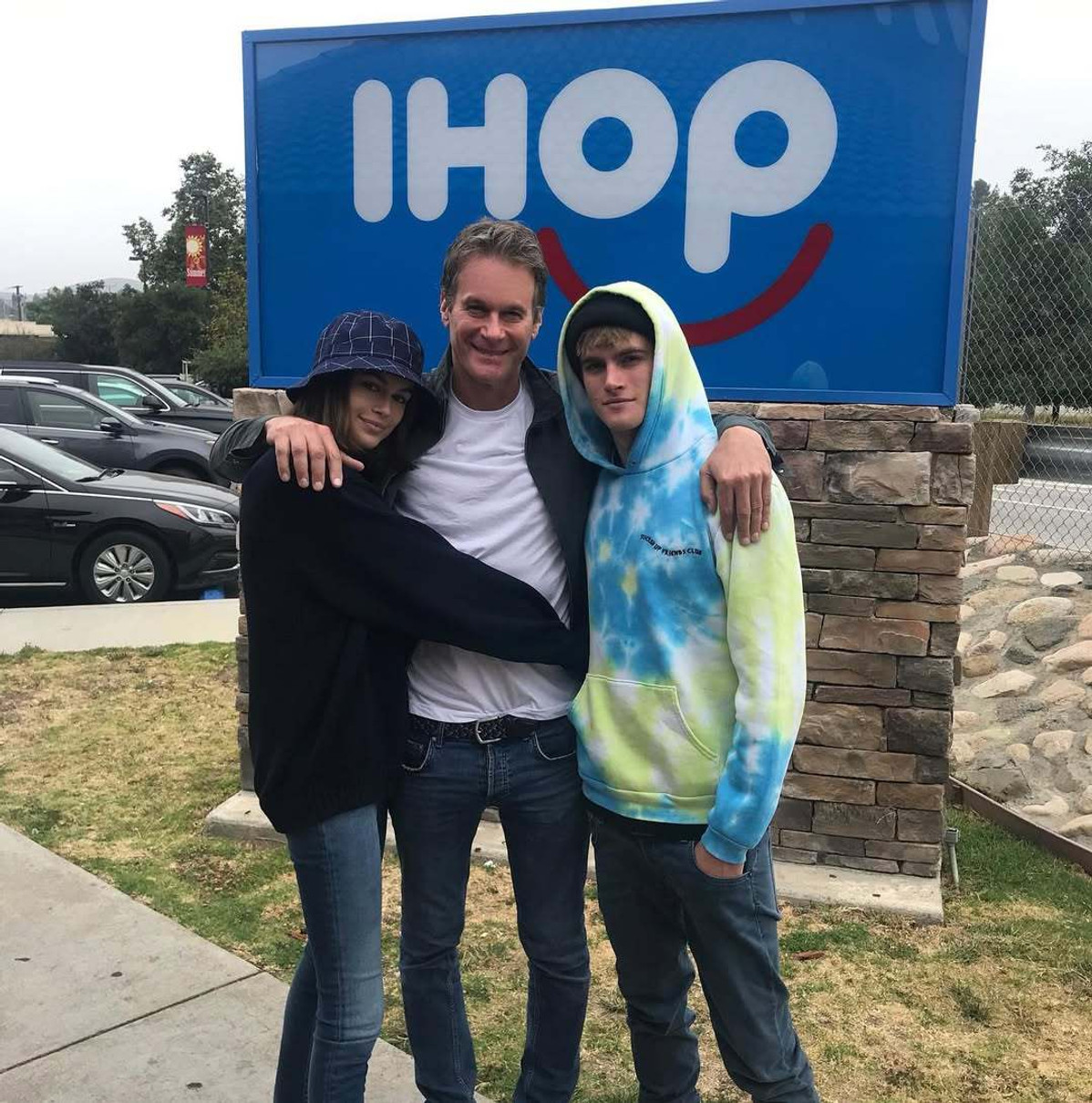 Сінді Кроуфорд і Ренді Гербер з сином